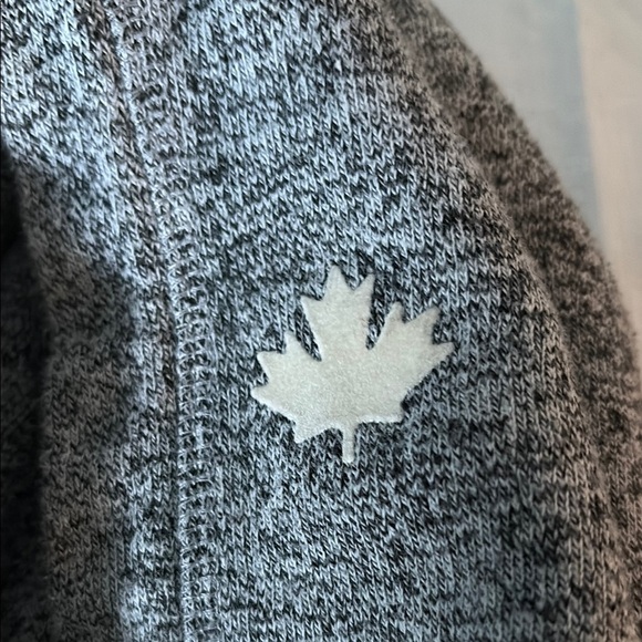 Roots Gray Pullover Hoodie with Logo - Picture 3 of 5